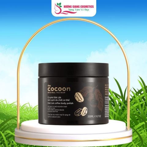 Tẩy Tế Bào Chết Toàn Thân Cocoon Coffee Body Cà Phê Đắk Lắk 200ml