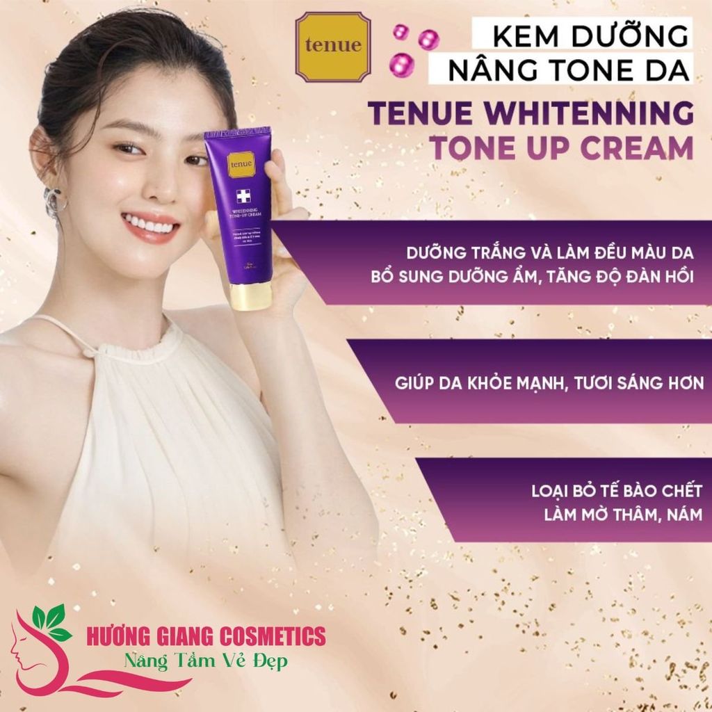 Kem Dưỡng Trắng Da Nâng Tông TENUE Whitening Tone-up Cream Tenue 50ml