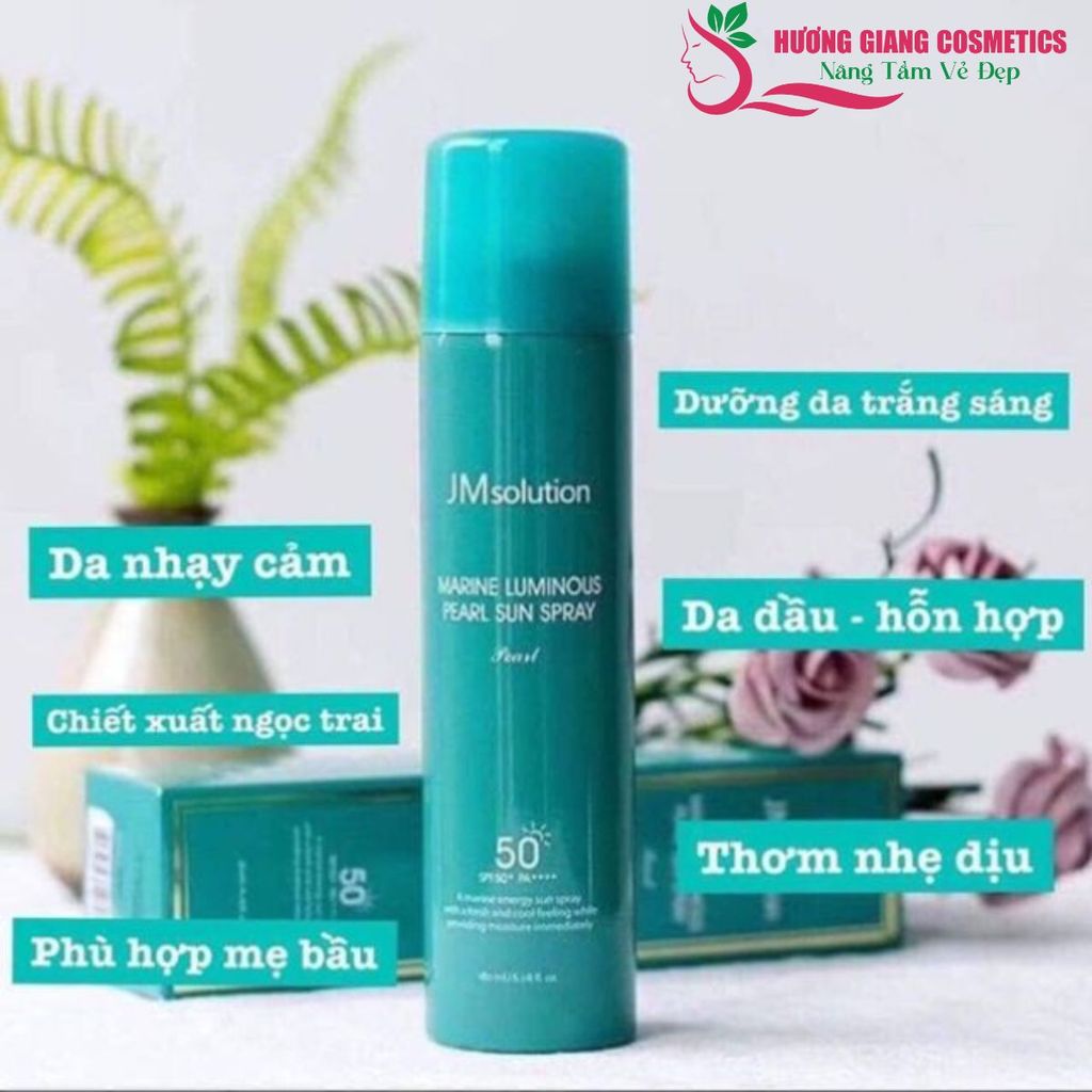 Xịt Chống Nắng Toàn Thân Từ Ngọc Trai JM Solution Sun Spray SPF50+