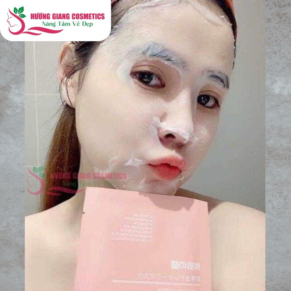 Mặt Nạ Nhau Thai Cừu Nhật Bản Rwine Beauty Dưỡng Da, Tái Tạo Collagen 40ml