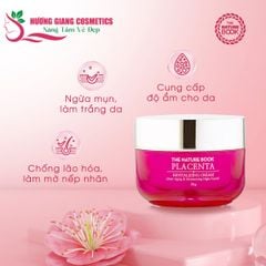 Kem dưỡng hồi sinh làn da chiết xuất nhau thai cừu Nature Book Hàn Quốc  50g