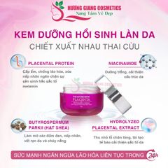 Kem dưỡng hồi sinh làn da chiết xuất nhau thai cừu Nature Book Hàn Quốc  50g
