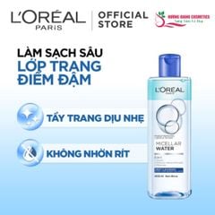 Nước Tẩy Trang L'ORÉAL Micellar Water 3IN1-400 ml-Làm Sạch Sâu