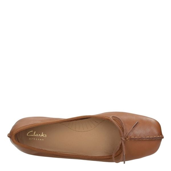 Giày Đế Bệt Da Nữ Clarks - Freckle Ice