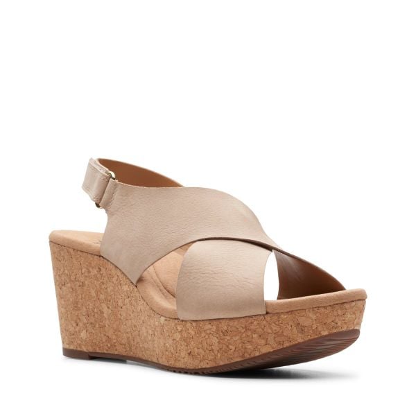 Giày Xăng Đan Đế Xuồng Da Nubuck Nữ Clarks - Annadel Eirwyn