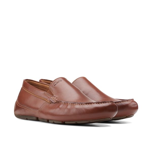 Giày Lười Da Nam Clarks - Markman Plain