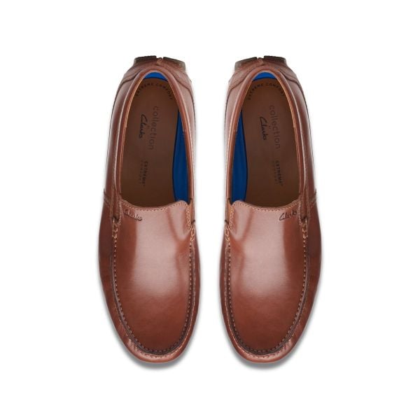 Giày Lười Da Nam Clarks - Markman Plain