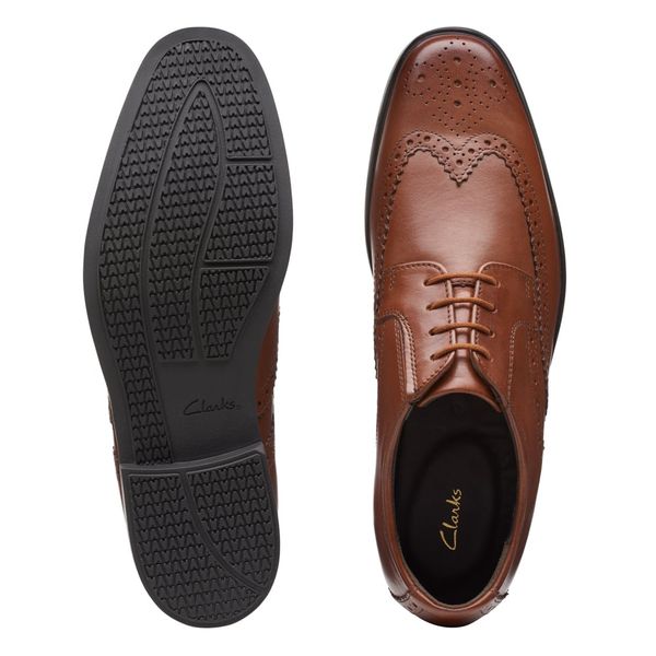 Giày Công Sở Da Nam Clarks - Howard Wing