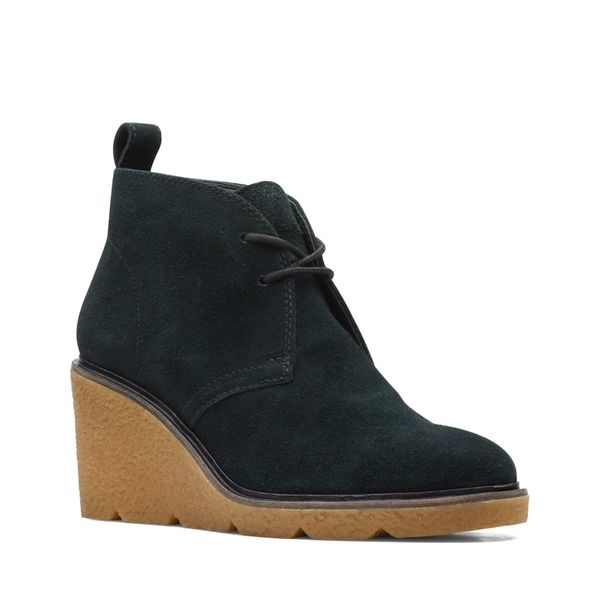 Giày Bốt Cao Gót Da Nữ Clarks - Clarkford DBT