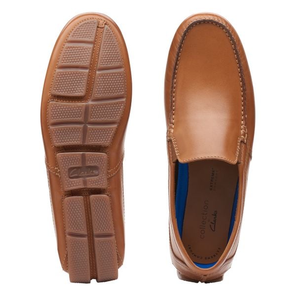 Giày Lười Da Nam Clarks - Markman Plain