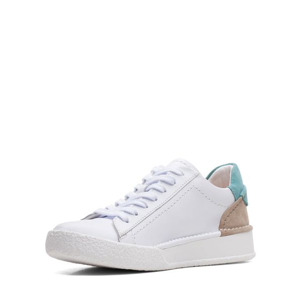 Giày Thể Thao Da Nữ Clarks - Craft Cup Lace