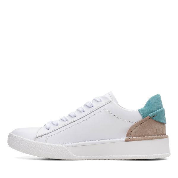 Giày Thể Thao Da Nữ Clarks - Craft Cup Lace