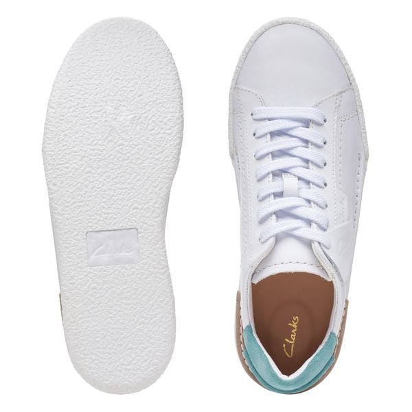 Giày Thể Thao Da Nữ Clarks - Craft Cup Lace