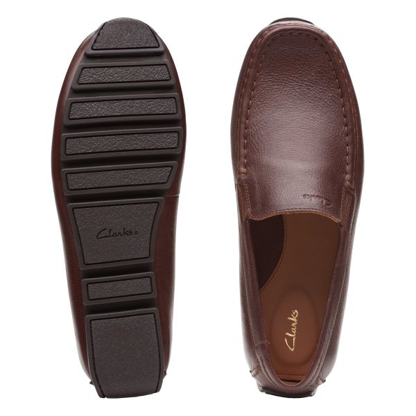 Giày Lười Da Nam Clarks - Oswick Plain