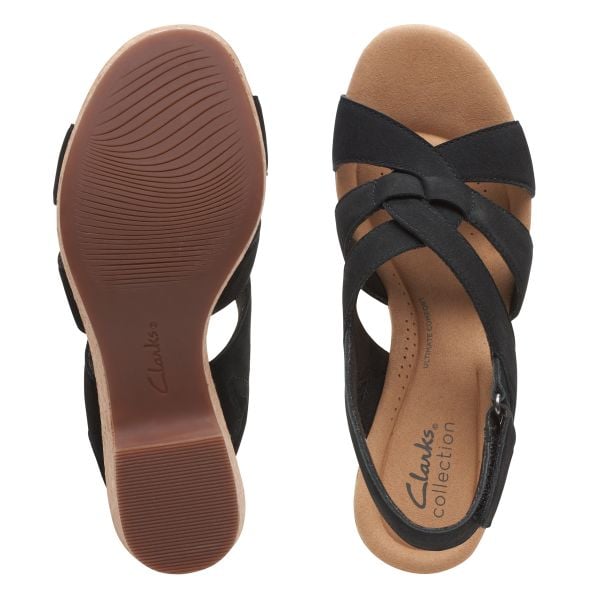 Giày Xăng Đan Đế Xuồng Da Nữ Clarks - Giselle Beach