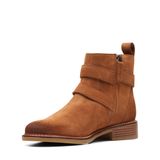 Giày Bốt Da Nữ Clarks - Cologne Buckle