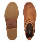Giày Bốt Da Nữ Clarks - Cologne Buckle