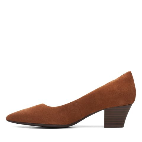 Giày Cao Gót 5cm Da Nữ Clarks - Teresa Step