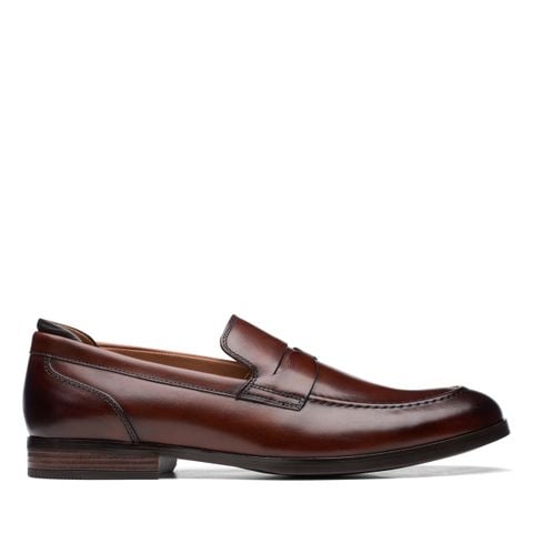 Giày Lười Da Nam Clarks - Bradish Ease