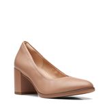 Giày Cao Gót 5.5cm Da Nữ Clarks - Freva55 Court