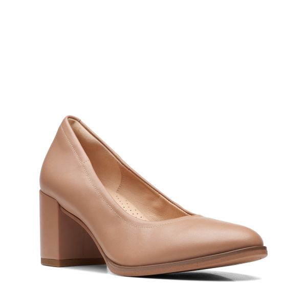 Giày Cao Gót 5.5cm Da Nữ Clarks - Freva55 Court
