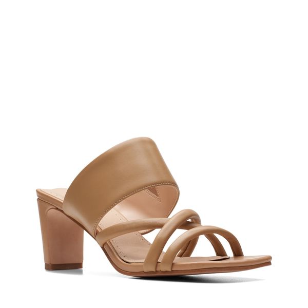 Giày Mule Cao Gót 6.5cm Da Nữ Clarks - Seren65 Mule
