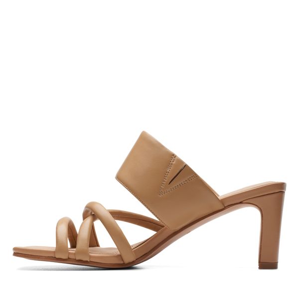 Giày Mule Cao Gót 6.5cm Da Nữ Clarks - Seren65 Mule