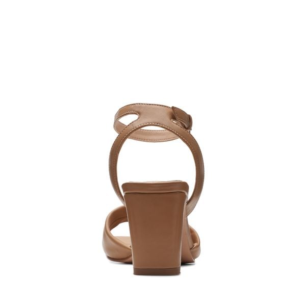 Giày Xăng Đan Cao Gót 6.5cm Da Nữ Clarks - Seren65 Strap