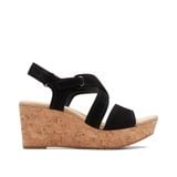 Giày Xăng Đan Đế Xuồng Da Lộn Nữ Clarks - Rose Way