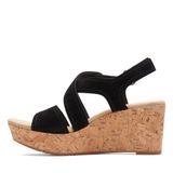 Giày Xăng Đan Đế Xuồng Da Lộn Nữ Clarks - Rose Way