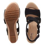 Giày Xăng Đan Đế Xuồng Da Lộn Nữ Clarks - Rose Way