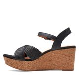 Giày Xăng Đan Đế Xuồng Da Nữ Clarks - Elleri Plum