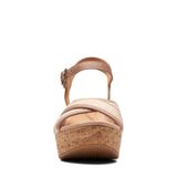 Giày Xăng Đan Đế Xuồng Da Nữ Clarks - Elleri Plum