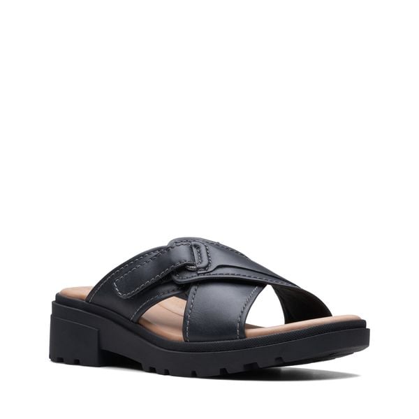 Dép Quai Ngang Da Nữ Clarks - Coast Cross