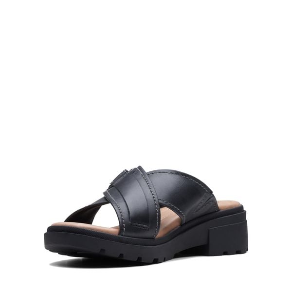 Dép Quai Ngang Da Nữ Clarks - Coast Cross