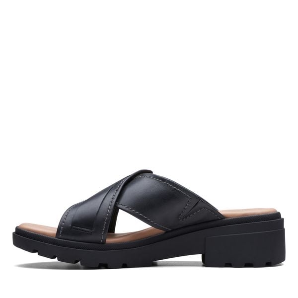 Dép Quai Ngang Da Nữ Clarks - Coast Cross