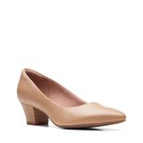 Giày Cao Gót 5cm Da Nữ Clarks - Teresa Step
