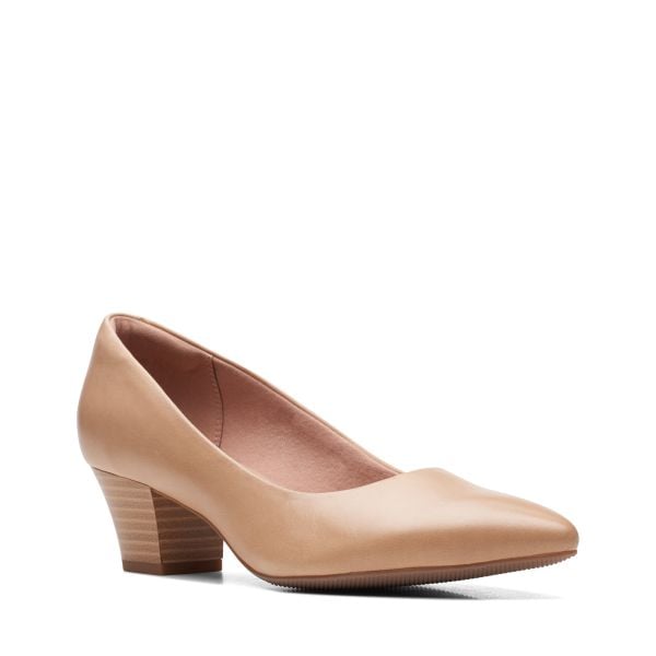 Giày Cao Gót 5cm Da Nữ Clarks - Teresa Step