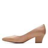Giày Cao Gót 5cm Da Nữ Clarks - Teresa Step