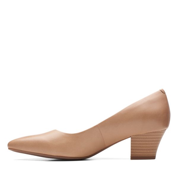 Giày Cao Gót 5cm Da Nữ Clarks - Teresa Step