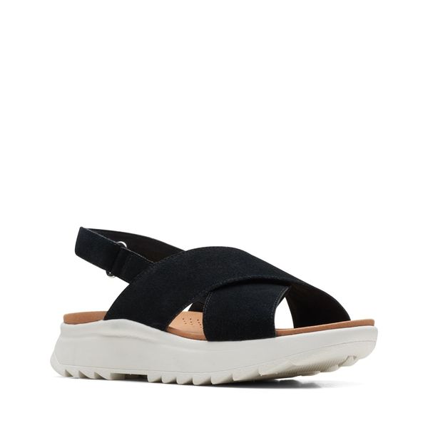 Giày Xăng Đan Da Lộn Nữ Clarks - DashLite Wish