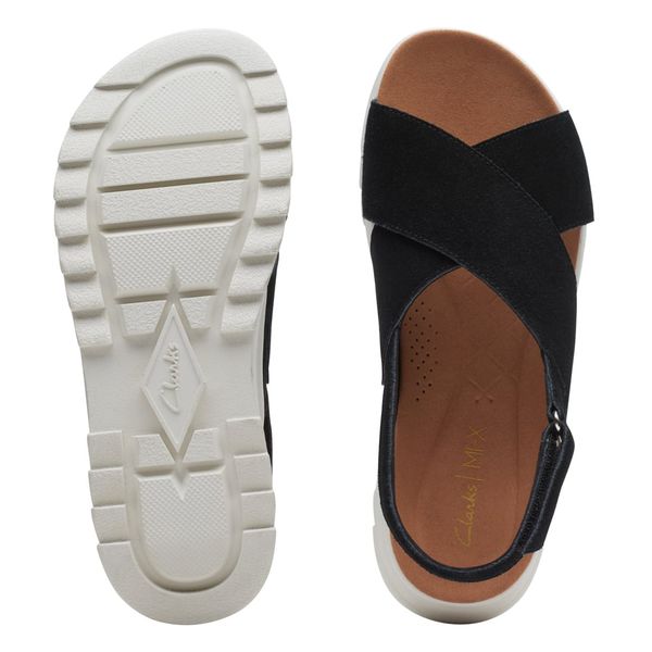 Giày Xăng Đan Da Lộn Nữ Clarks - DashLite Wish