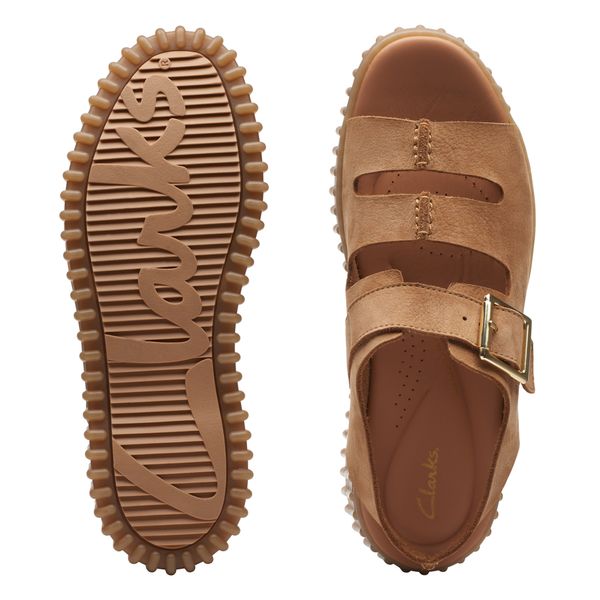 Giày Xăng Đan Da Nữ Clarks - Torhill Seam