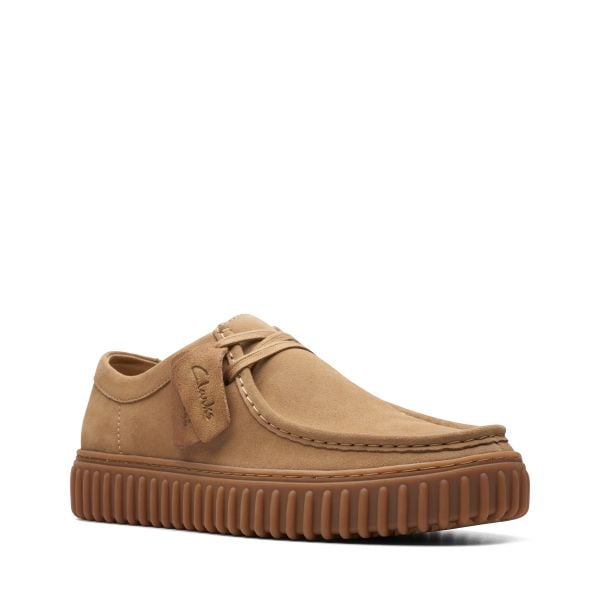 Giày Buộc Dây Da Nam Clarks - Torhill Lo