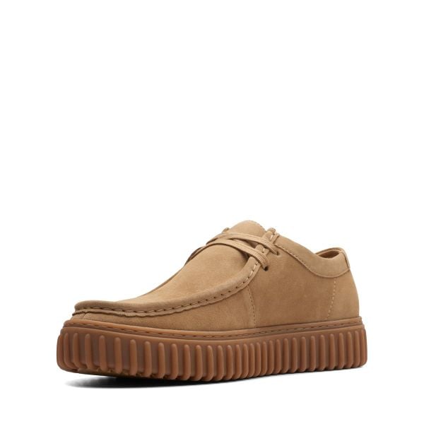 Giày Buộc Dây Da Nam Clarks - Torhill Lo