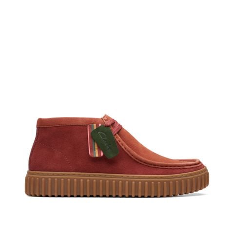 Giày Bốt Da Lộn Nam Clarks - Torhill Hi