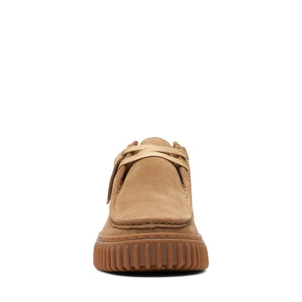 Giày Bốt Da Lộn Nam Clarks - Torhill Hi