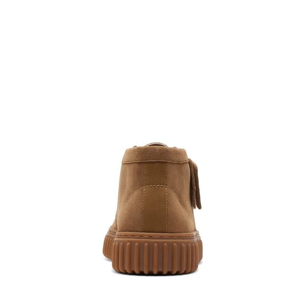 Giày Bốt Da Lộn Nam Clarks - Torhill Hi