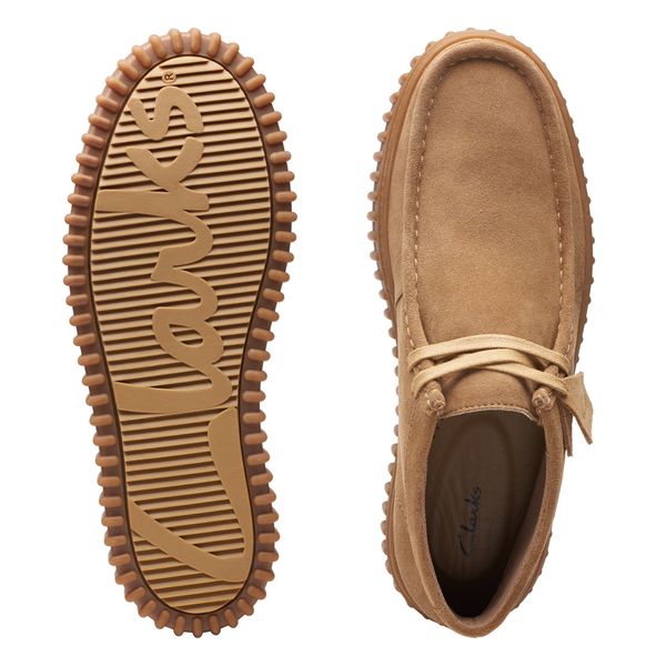 Giày Bốt Da Lộn Nam Clarks - Torhill Hi