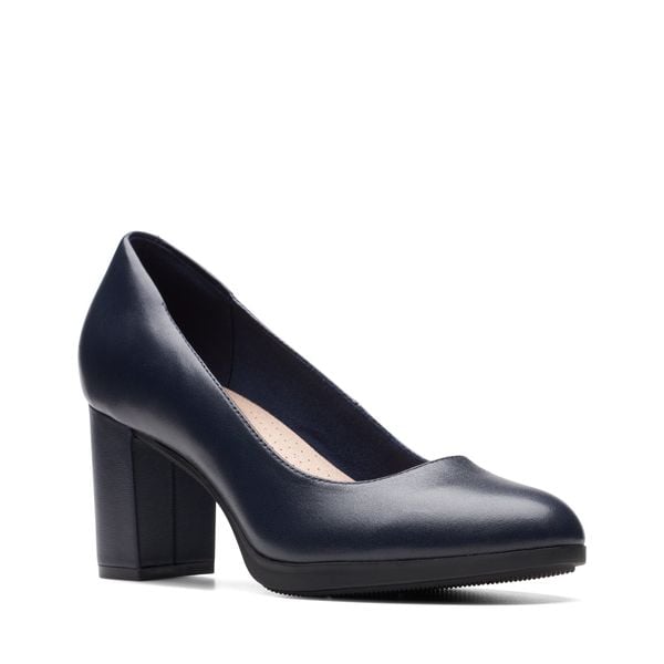 Giày Cao Gót 7.5cm Da Nữ Clarks - Bayla Skip